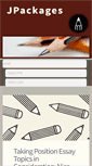 Mobile Screenshot of jpackages.com